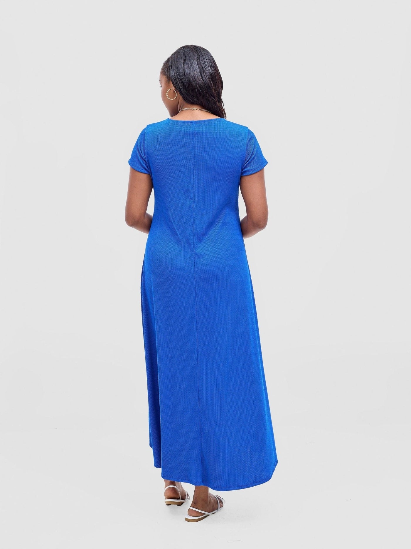 Vivo Rema High Low Maxi Dress - Royal Blue - Shopzetu