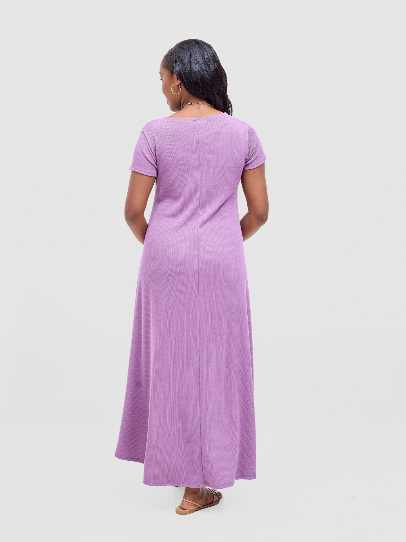 Vivo Rema High Low Maxi Dress - Lilac - Shopzetu