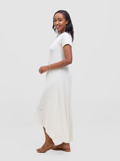 Vivo Rema High Low Maxi Dress - Peach