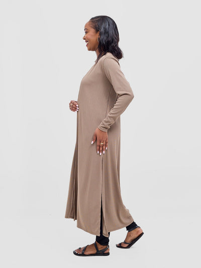 Vivo Rema Waterfall - Dark Taupe - Shopzetu