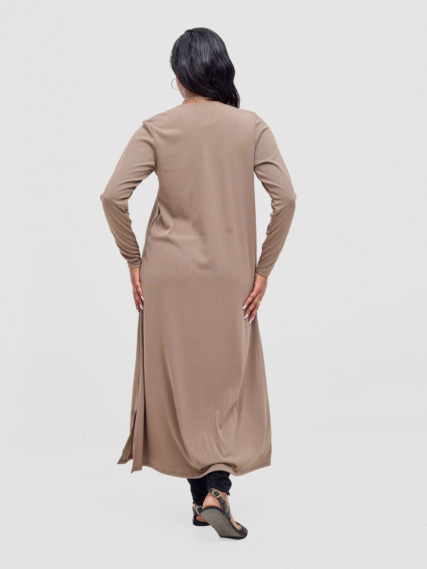 Vivo Rema Waterfall - Dark Taupe - Shopzetu