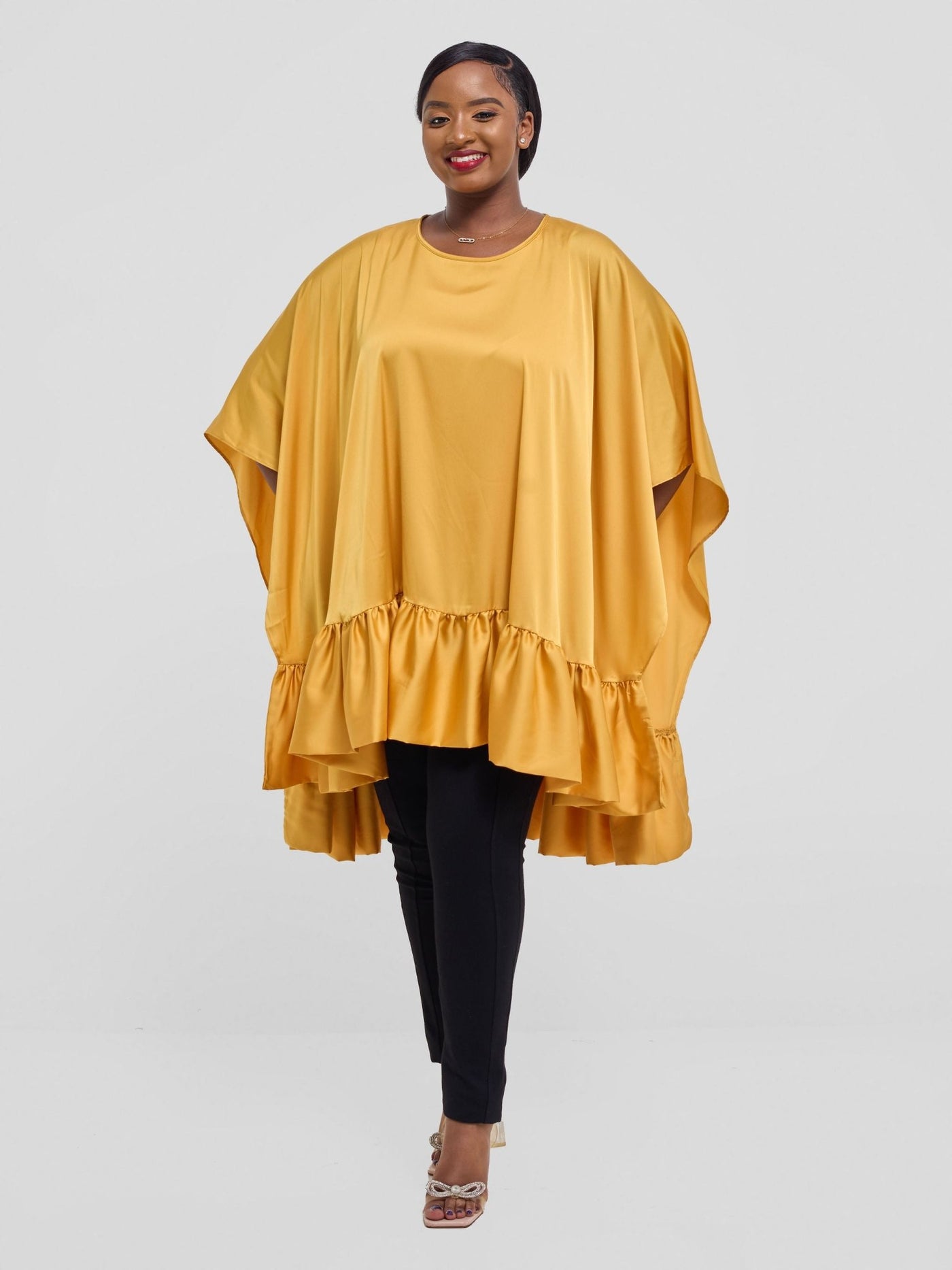 Vivo Kelemi 4.0 Frilled Wide Top - Mustard - Shopzetu