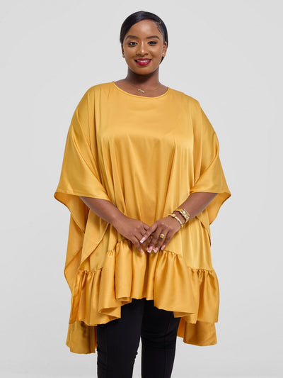 Vivo Kelemi 4.0 Frilled Wide Top - Mustard - Shopzetu
