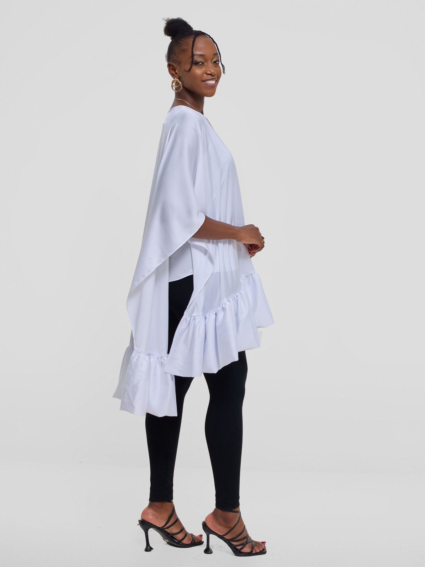 Vivo Kelemi 4.0 Frilled Wide Top - White - Shopzetu