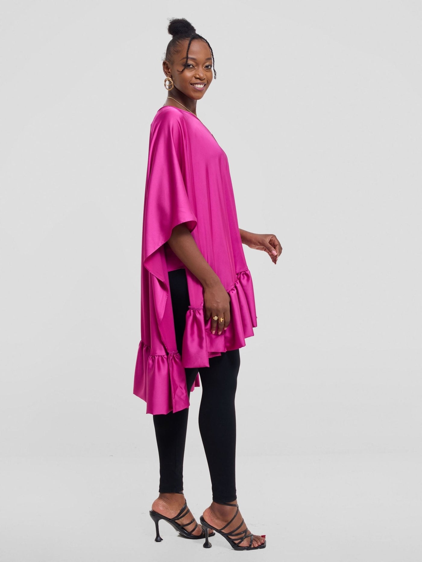 Vivo Kelemi 4.0 Frilled Wide Top - Magenta - Shopzetu