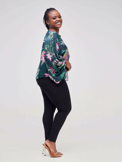 Zoe Qu'an Elevate F&F Top - Green - Shopzetu