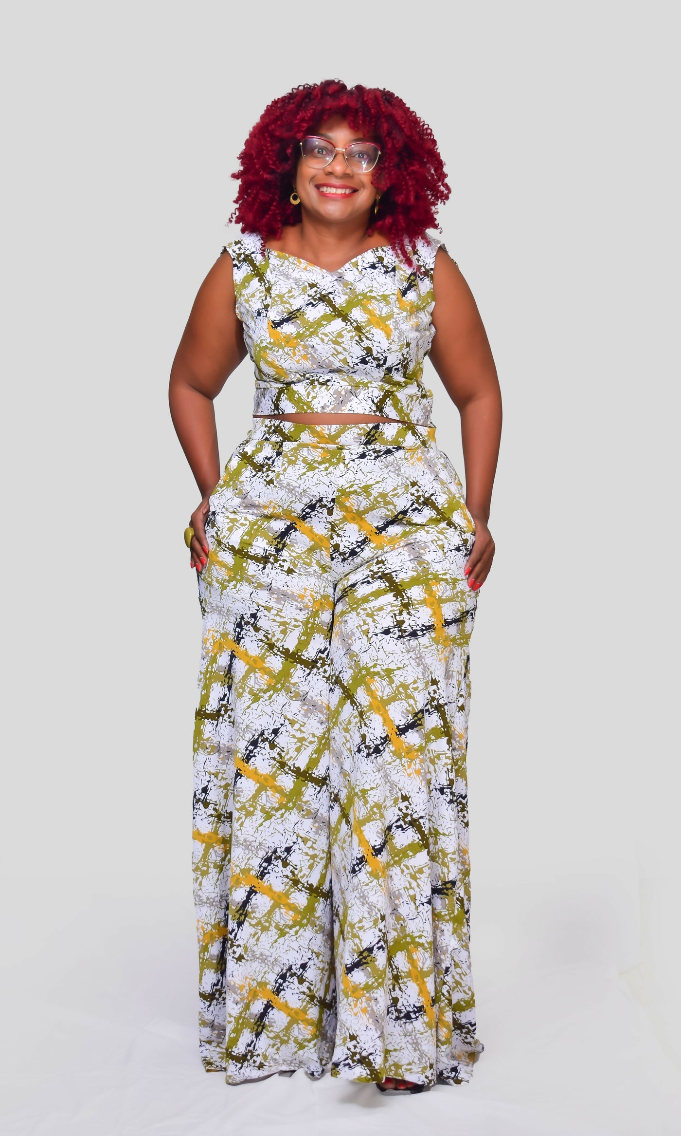Thick & Fab Sandy Pant - Cream Print
