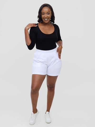 HOT Ruba Shorts - White - Shopzetu