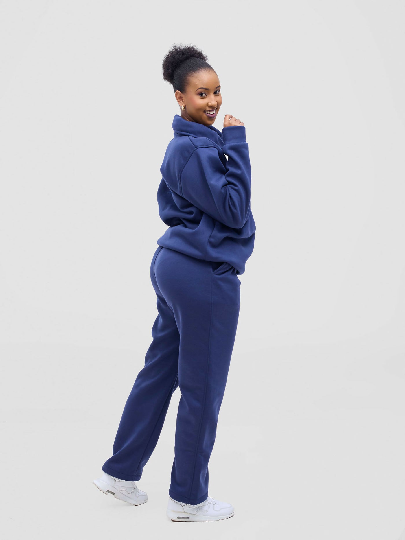 Dynique Clothing Pant Set - Navy Blue - Shopzetu