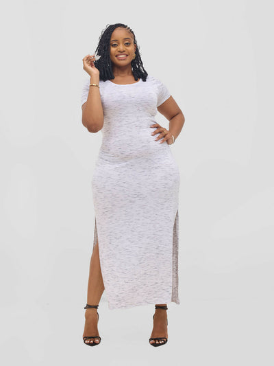 Gravio Fashions Ivory Dress - White - Shopzetu
