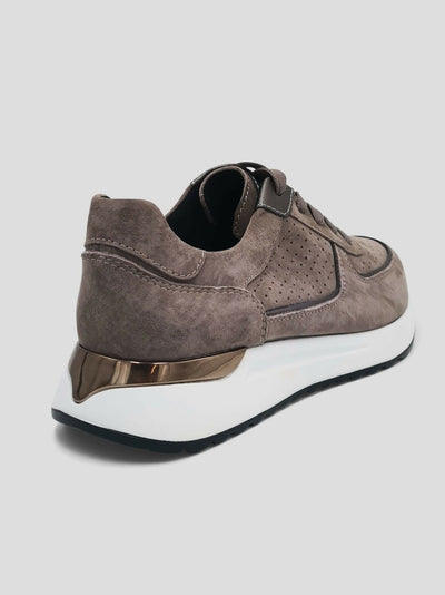 Julz Racer Sneakers - Brown - Shopzetu