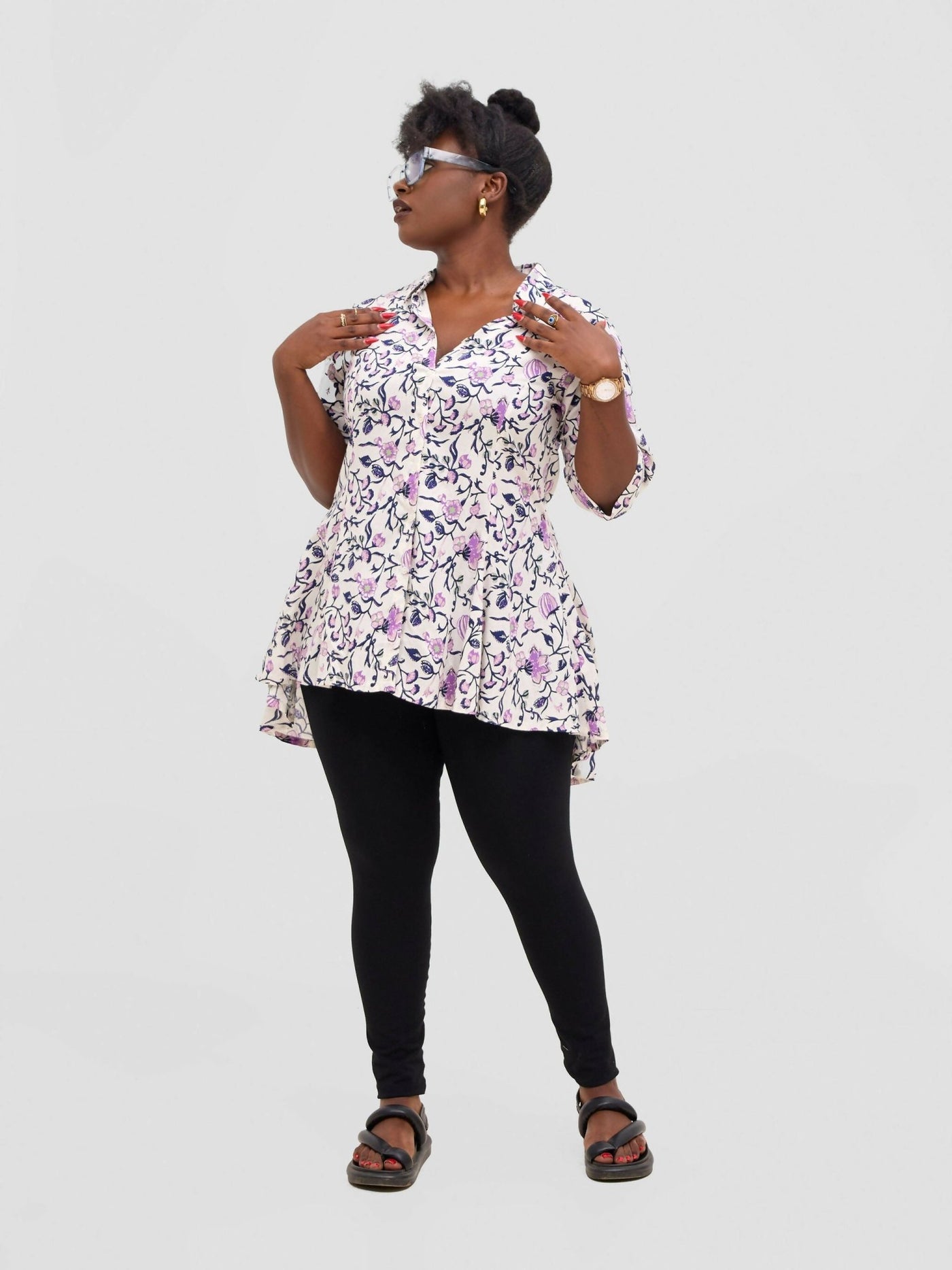 Zuana Kenya Top - Cream - Shopzetu
