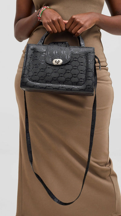 Mkenya Collections Tote Bag - Black - Shopzetu