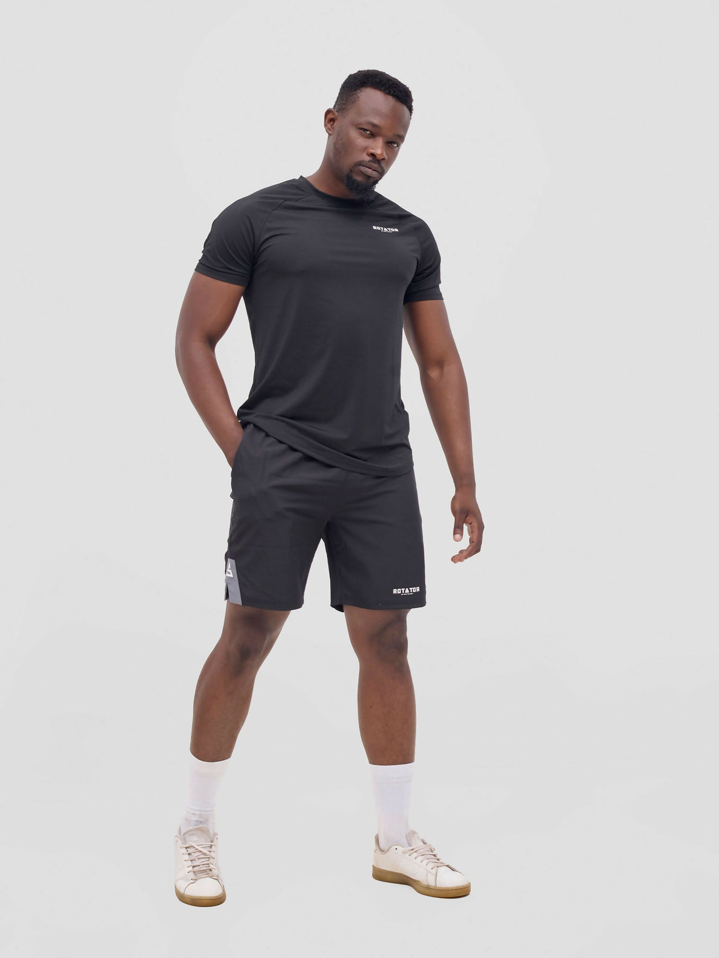 Rotator Active Wear Sports T-Shirt - Black - Shopzetu