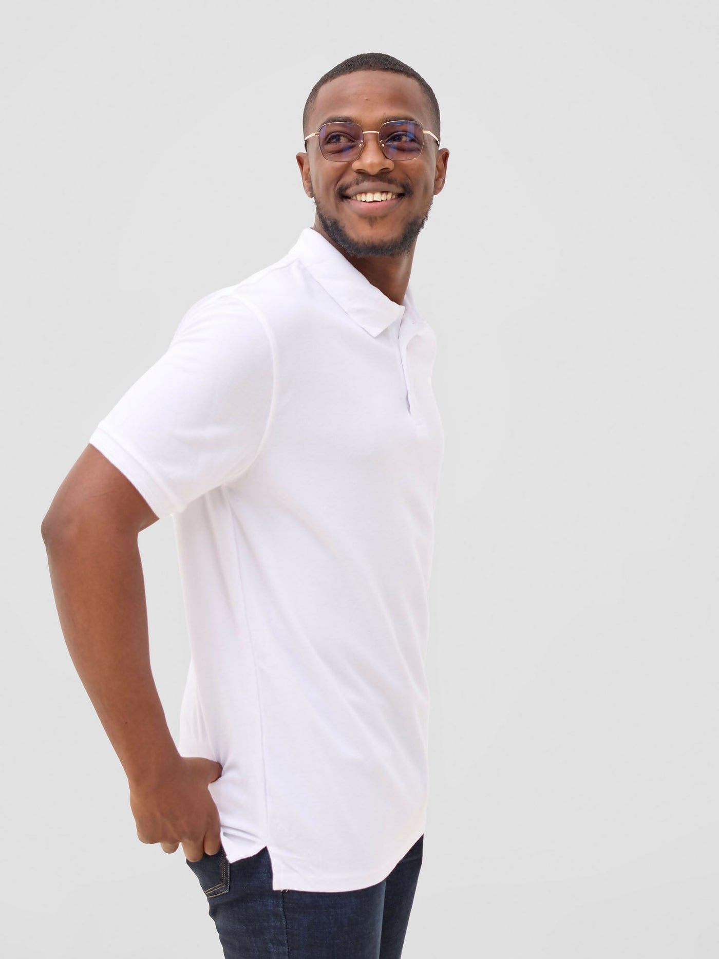 Zuria Fashions Polo T-shirt - White - Shopzetu