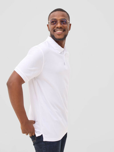 Zuria Fashions Polo T-shirt - White - Shopzetu