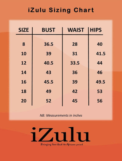Izulu Wanjiru Set - Wine Red - Shopzetu