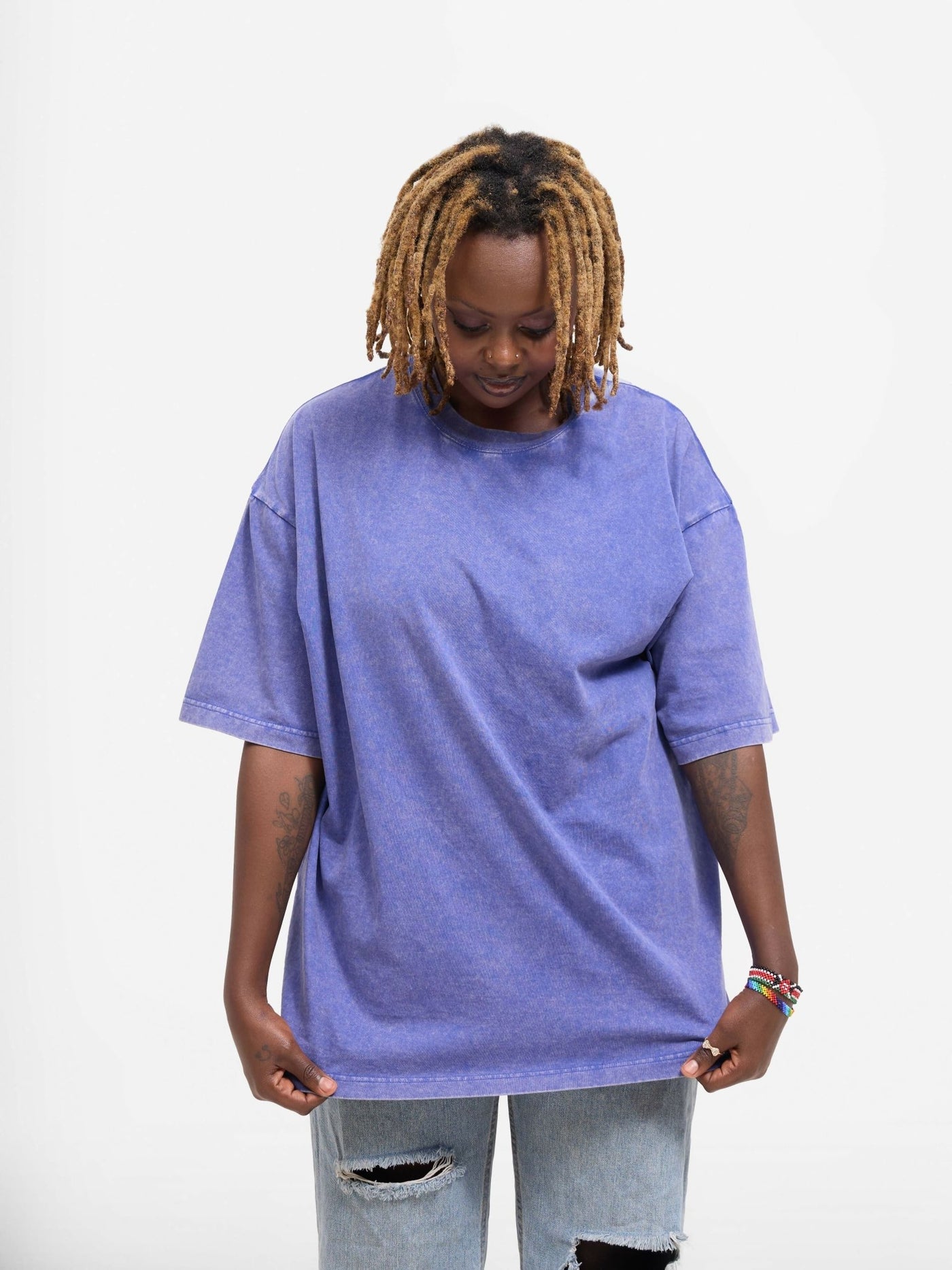 Nairodrip Wash T-shirt - Blue - Shopzetu