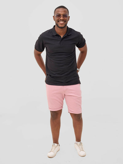 Zuria Fashions Polo T-shirt - Black - Shopzetu