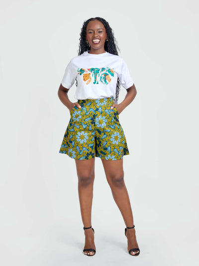 Tuli Big Five T-Shirt - White - Shopzetu