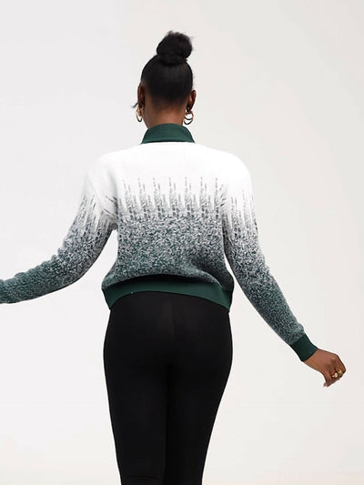 The Fashion Frenzy Pullover Sweater - Green - Shopzetu