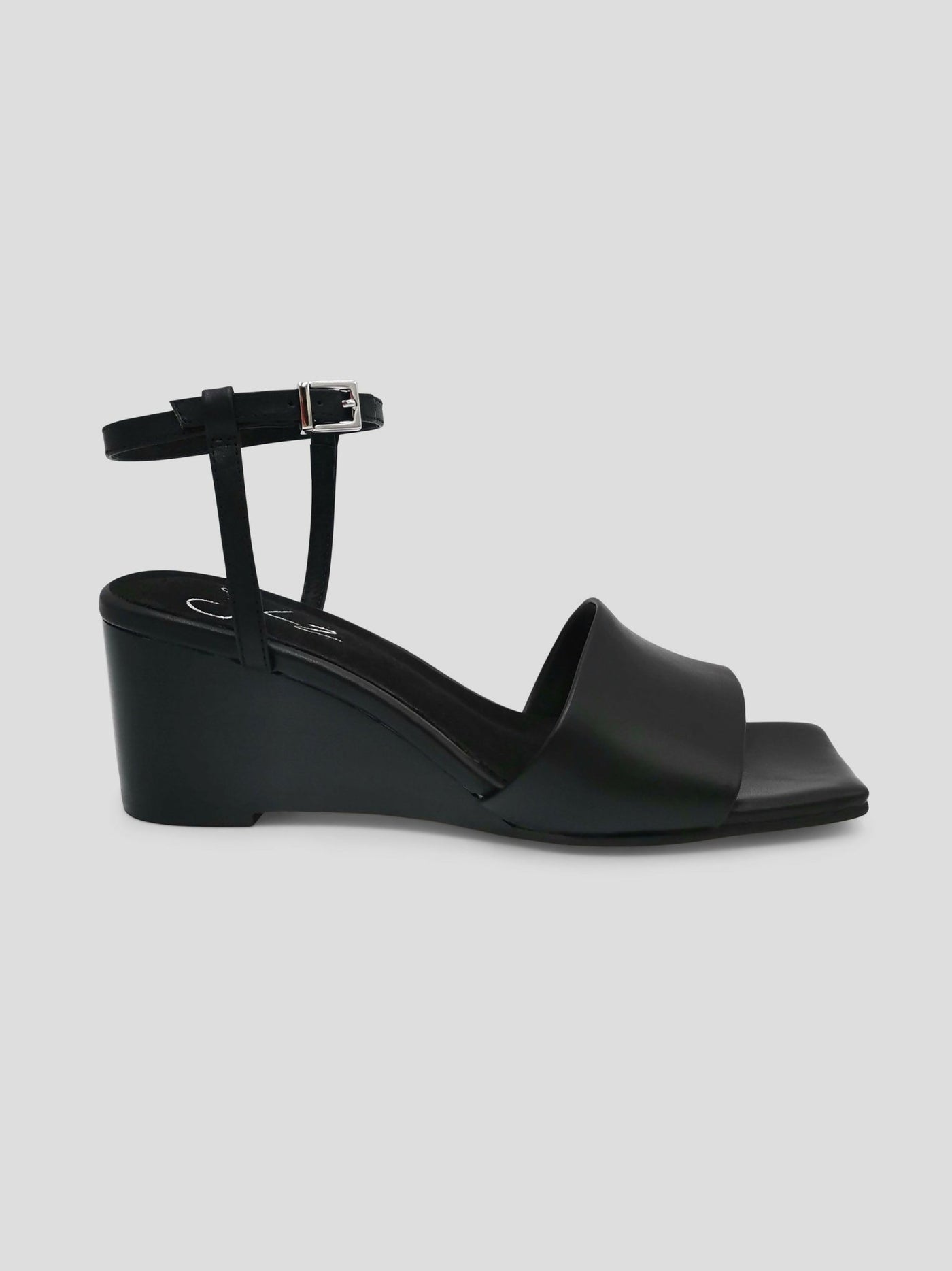 Julz Adel Wedges Sandal - Black - Shopzetu