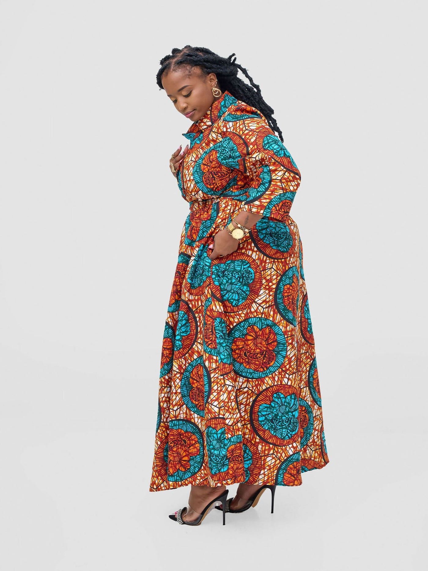 Prettygline Zawadi Dress - Multicolored - Shopzetu