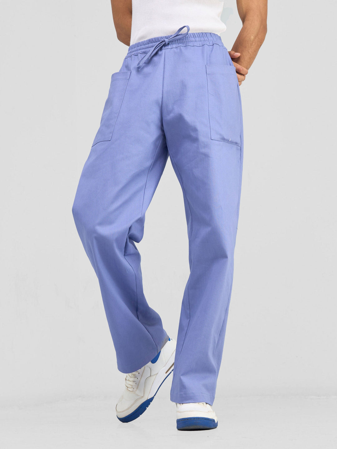 Zoya Banda Men's Wide Pants - Blue