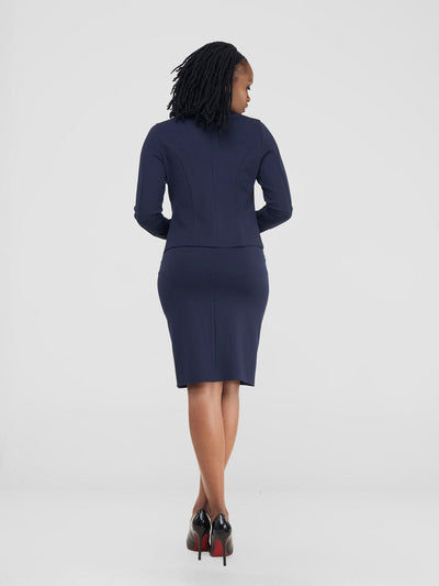 Vivo Basic Dua Jacket - Navy Blue