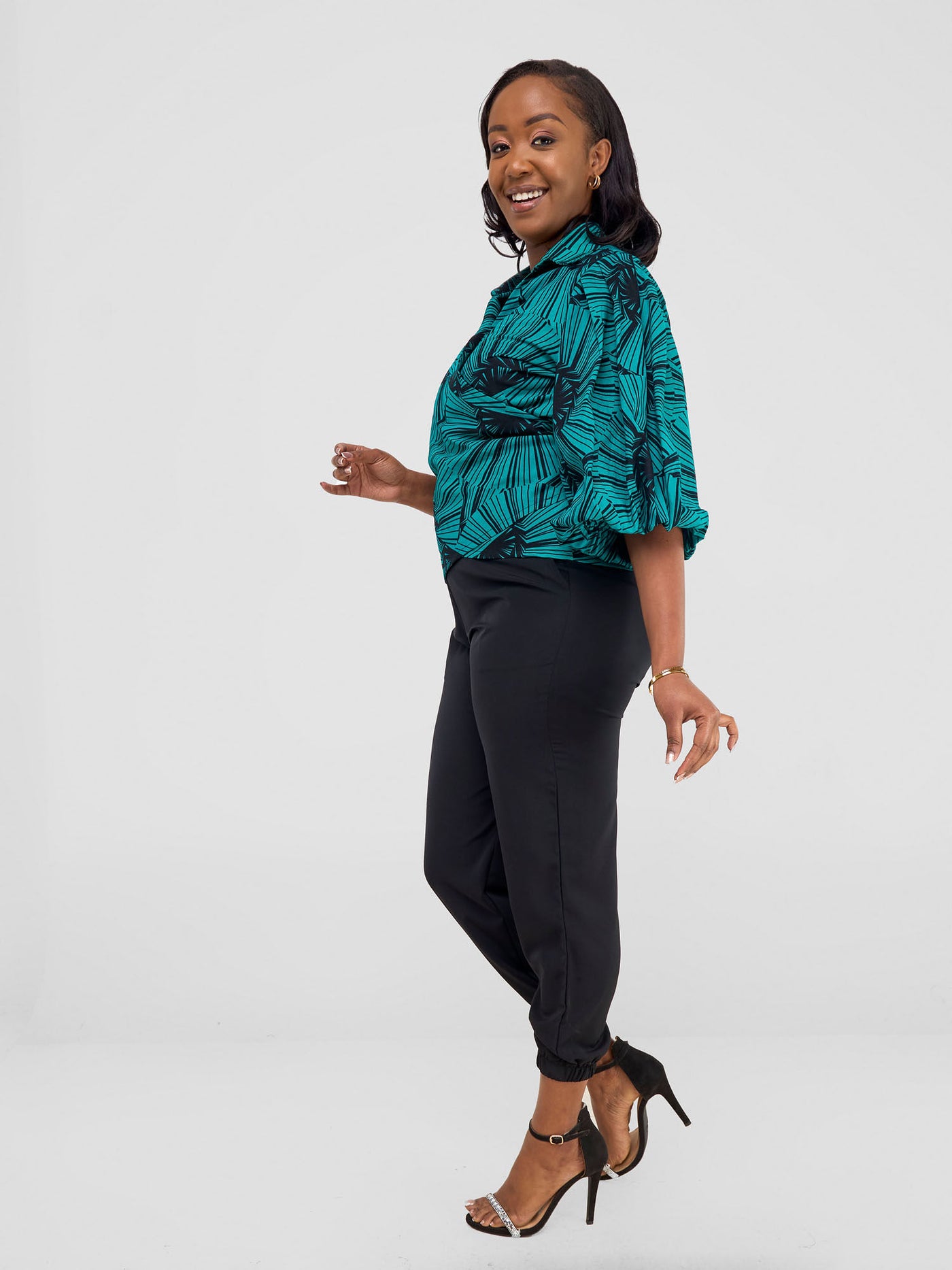 Vivo Kitenge Tie Top - Lashi Print