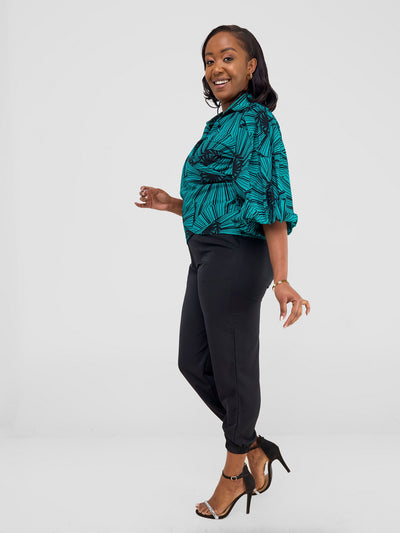 Vivo Kitenge Tie Top - Lashi Print