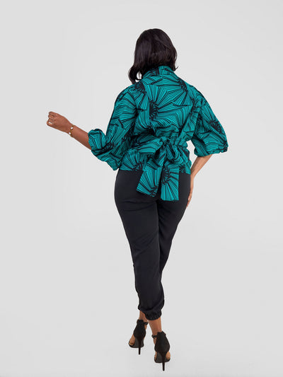 Vivo Kitenge Tie Top - Lashi Print