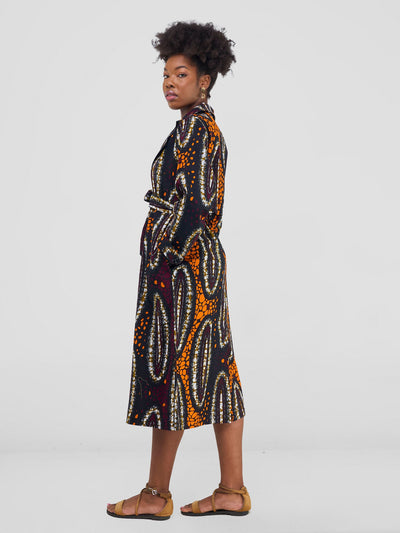 Vivo Trench Coat - Neba Print