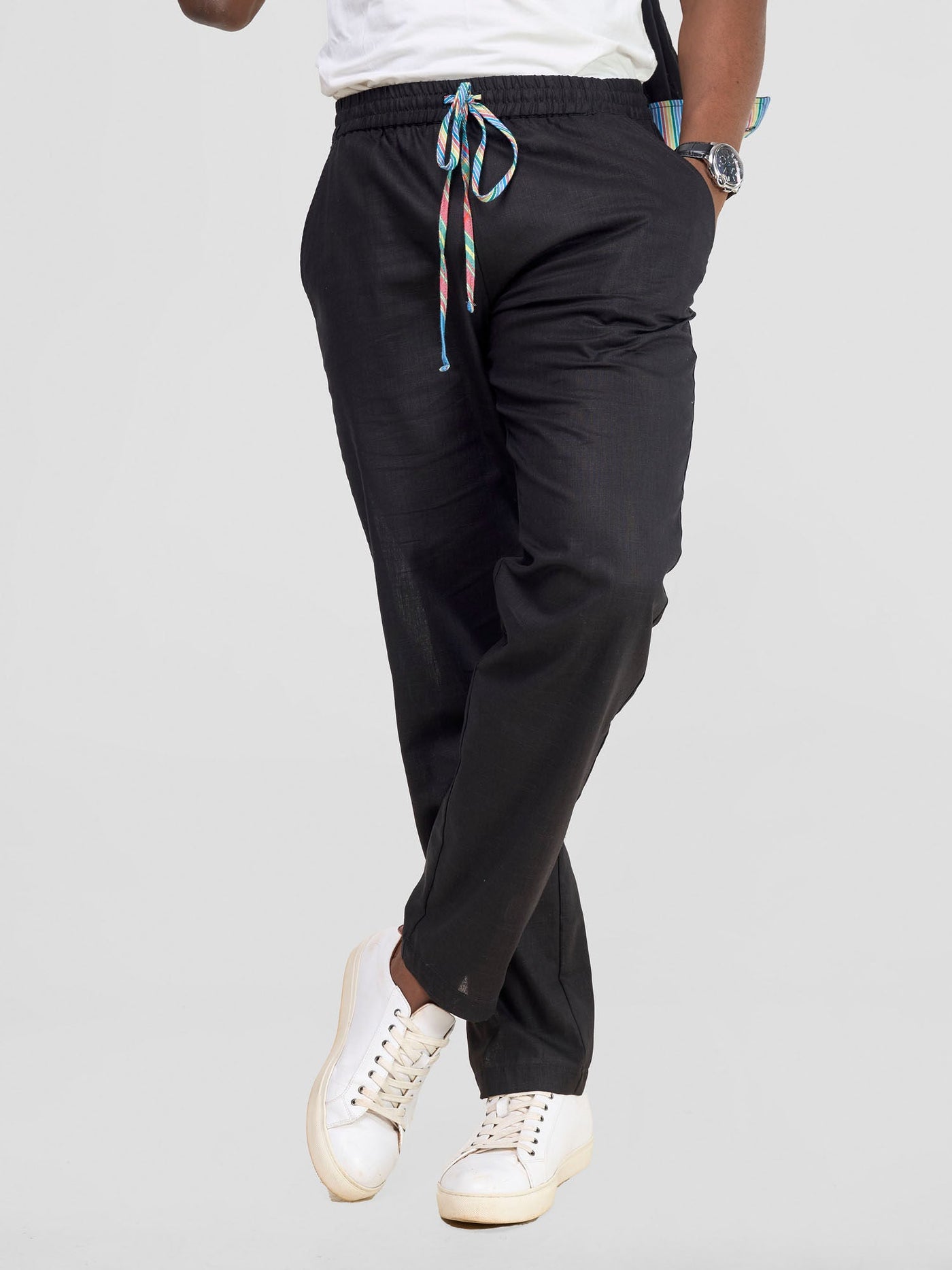 Safari by Vivo Savannah Men's Straight Leg Pants - Black