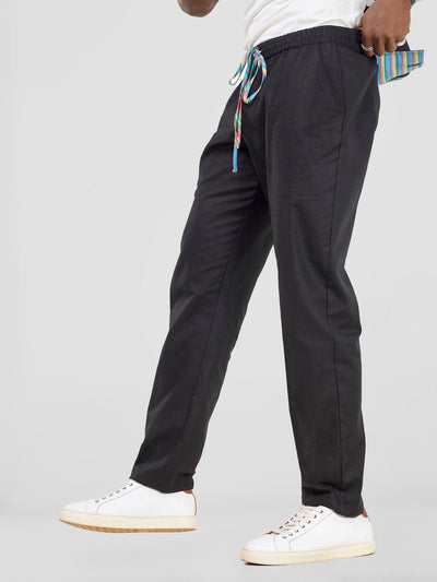 Safari by Vivo Savannah Men's Straight Leg Pants - Black