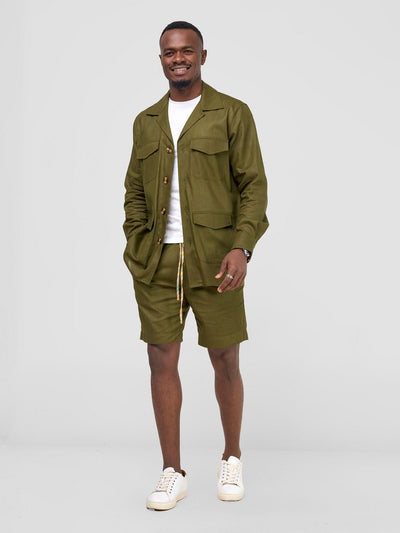 Safari by Vivo Savannah Men's Jacket - Hunters