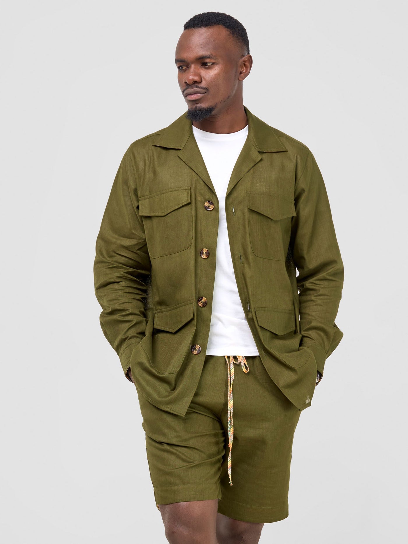 Safari by Vivo Savannah Men's Jacket - Hunters