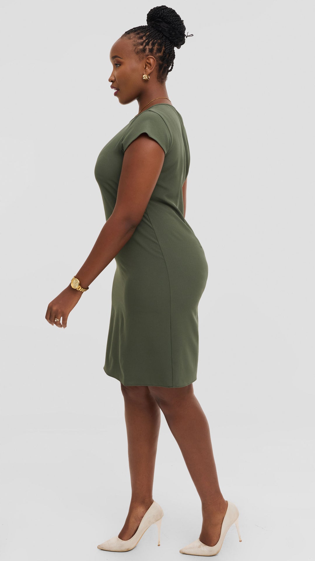 Vivo Laika Cap Sleeve Shift Dress - Dark Hunters
