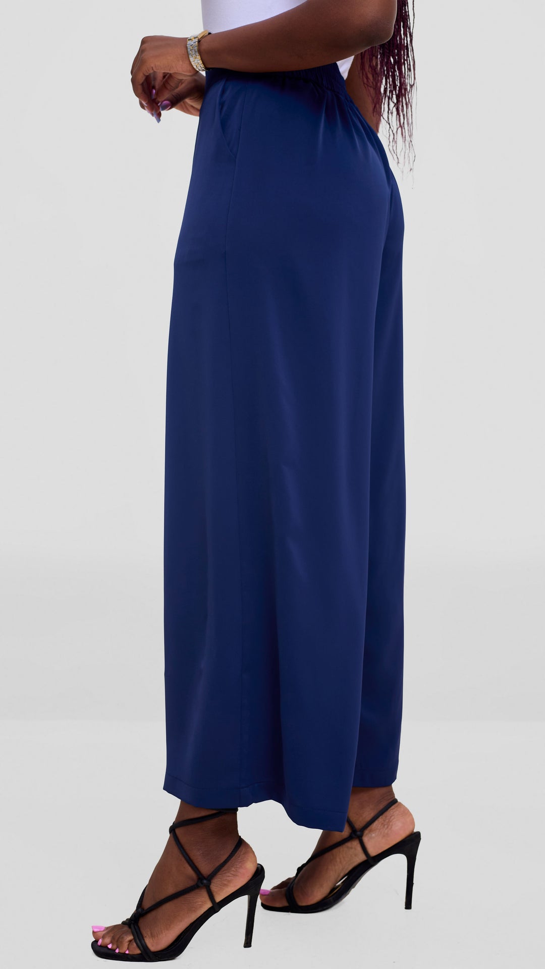 Vivo Liora Wide Leg Pants - Navy