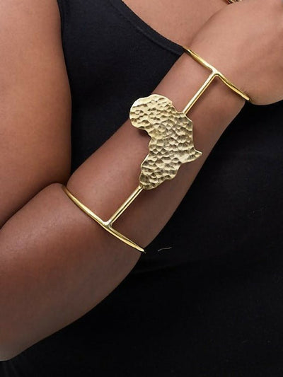 Purely Brass Kamili Bracelet - Brass - Shopzetu