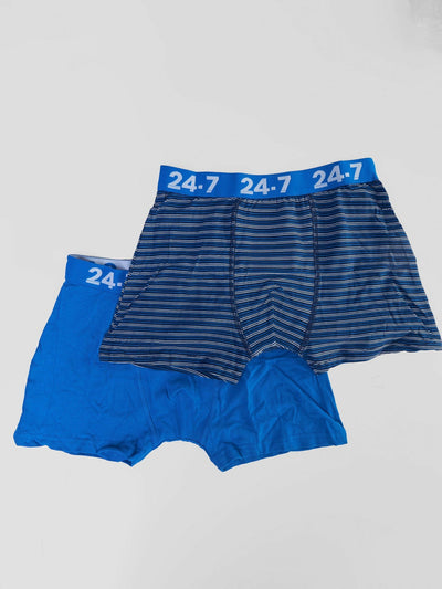 2Pk Men's Boxer Short - Blue - Shopzetu