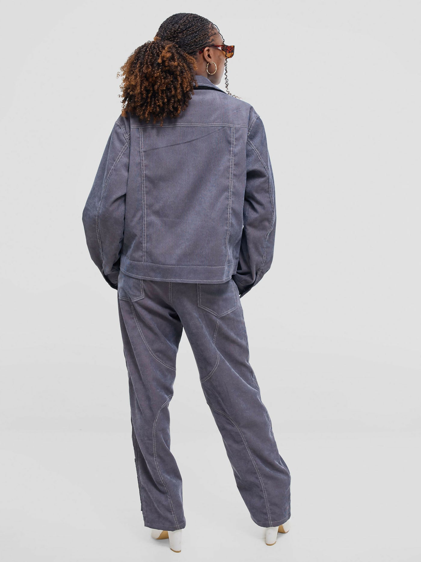 Kalungi Mwendo Jacket - Grey - Shopzetu