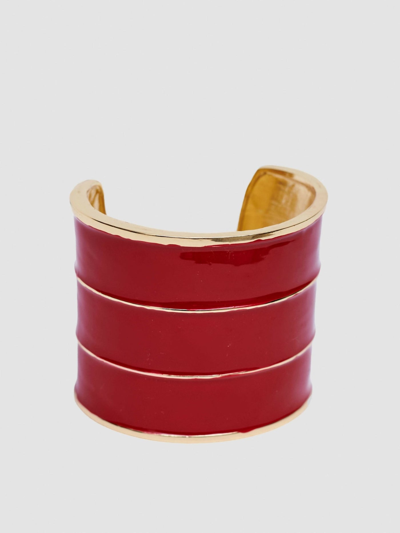 Accessorize With Style Buckle Bracelet - Maroon - Shopzetu