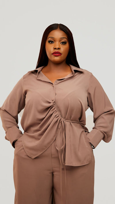 Plainchic Eva Pant Set – Nude - Shopzetu