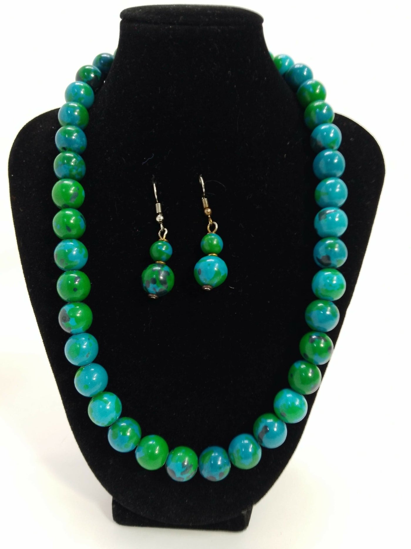 Klewisia Closet Beaded Necklace - Green - Shopzetu