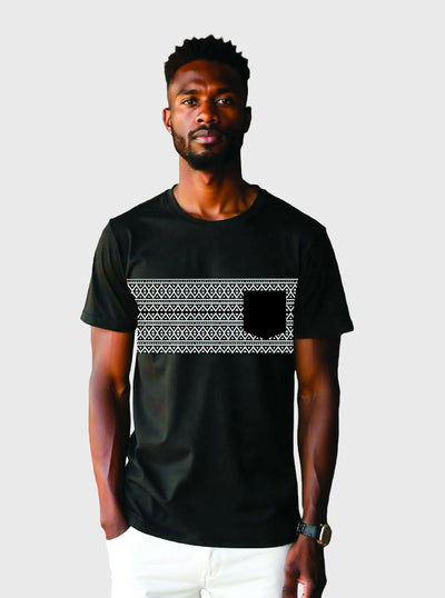 Kitu Kali Premium T-shirt - Black Print - Shopzetu