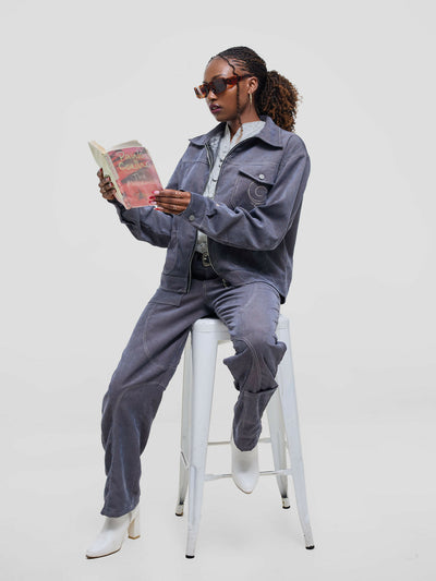 Kalungi Mwendo Jacket - Grey - Shopzetu