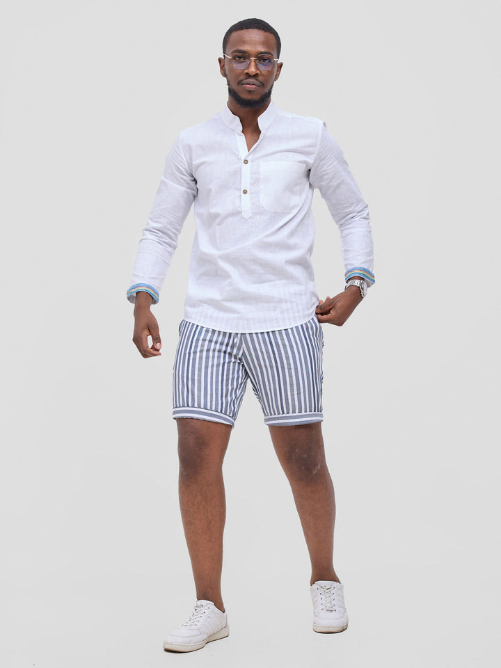 Safari by Vivo Mansi Mens Shorts - Black Stripes