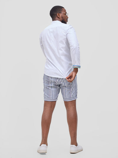Safari by Vivo Mansi Mens Shorts - Black Stripes