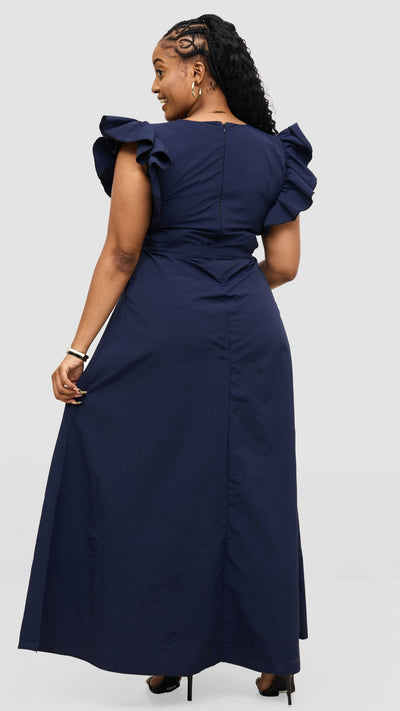 Magali Designs Nandi Dress - Navy Blue - Shopzetu